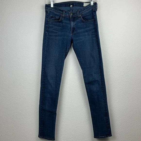 rag & bone Denim - Rag & Bone Jeans Women's Size 28 Mid Rise Skinny Leg Medium Washed Denim Blue